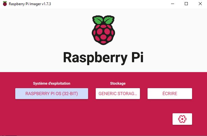 Configuration de l’Imager